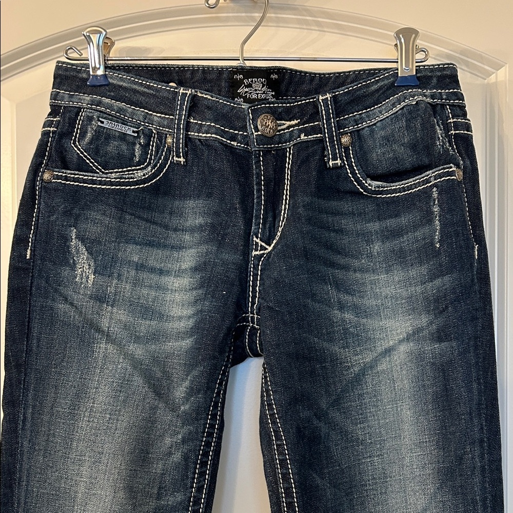 NWOT Rock for Express Rerock Dark Wash Women's Skinny Jeans